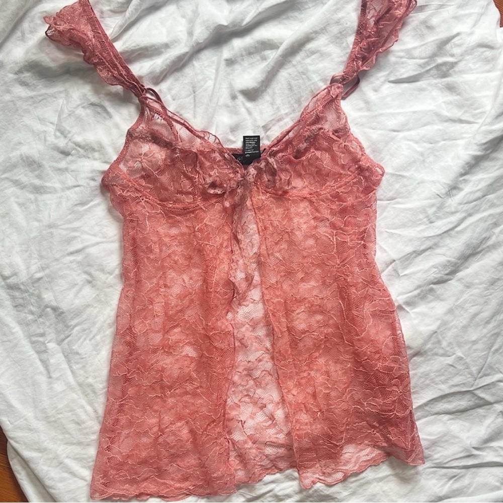 Victoria's Secret Pink Lace Top